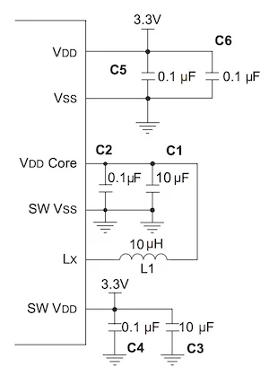 Example application circuit