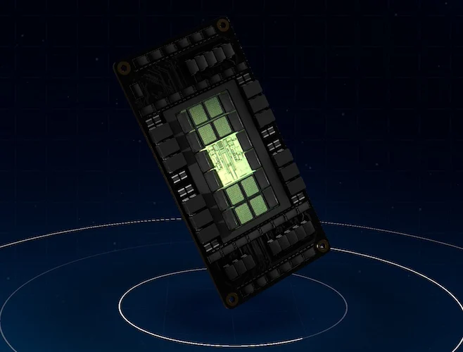 An artistic impression of Arago’s photonic processor